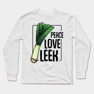 Leek Vegan Long Sleeve T-Shirt